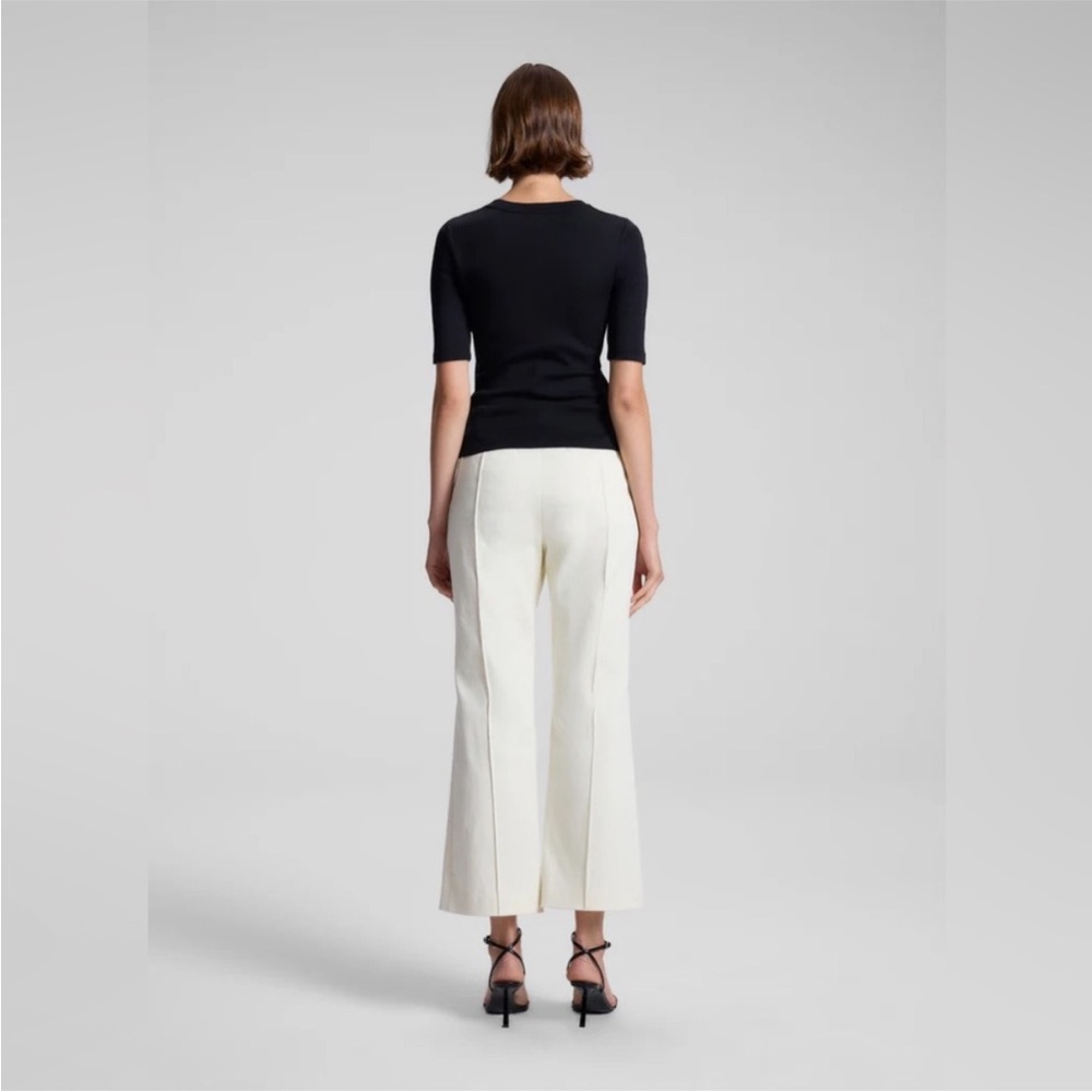A.L.C $395 Jay Cropped Pant NWT in Bone - Picture 3 of 6